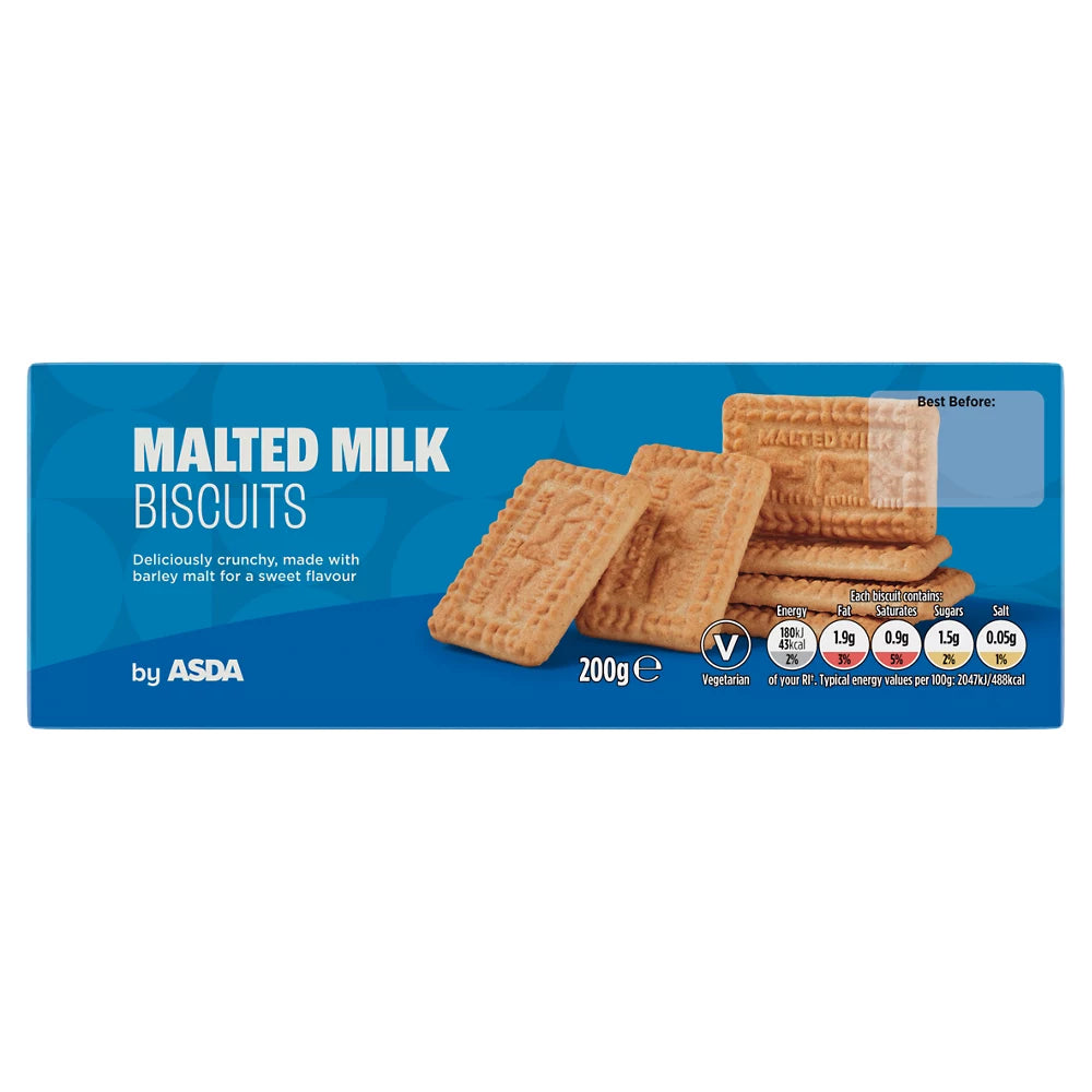 ASDA Malted Milk Biscuits 200g