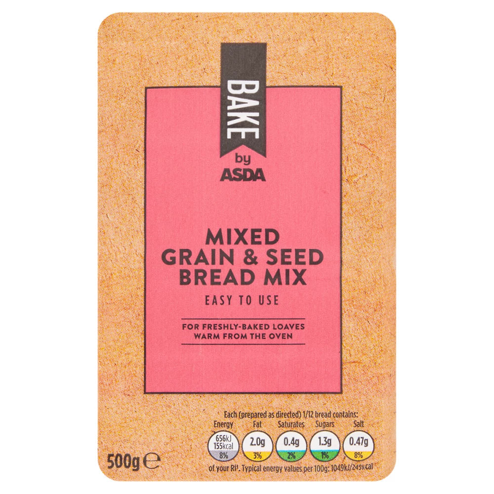 ASDA Bake Mixed Grain & Seed Bread Mix 500g