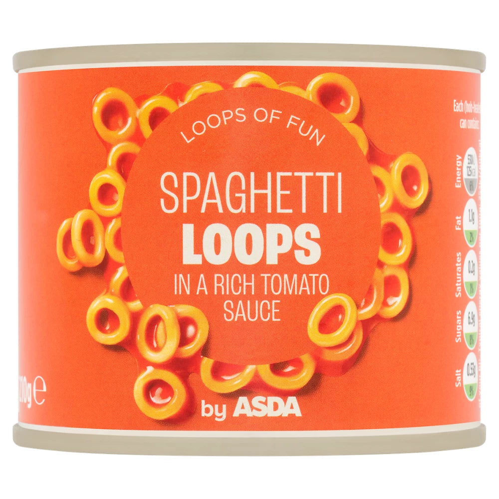 ASDA Spaghetti Loops 210g