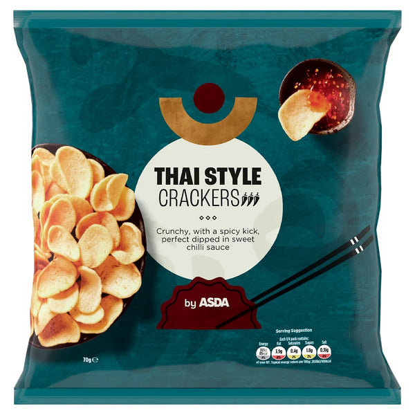 ASDA Thai Style Crackers 70g