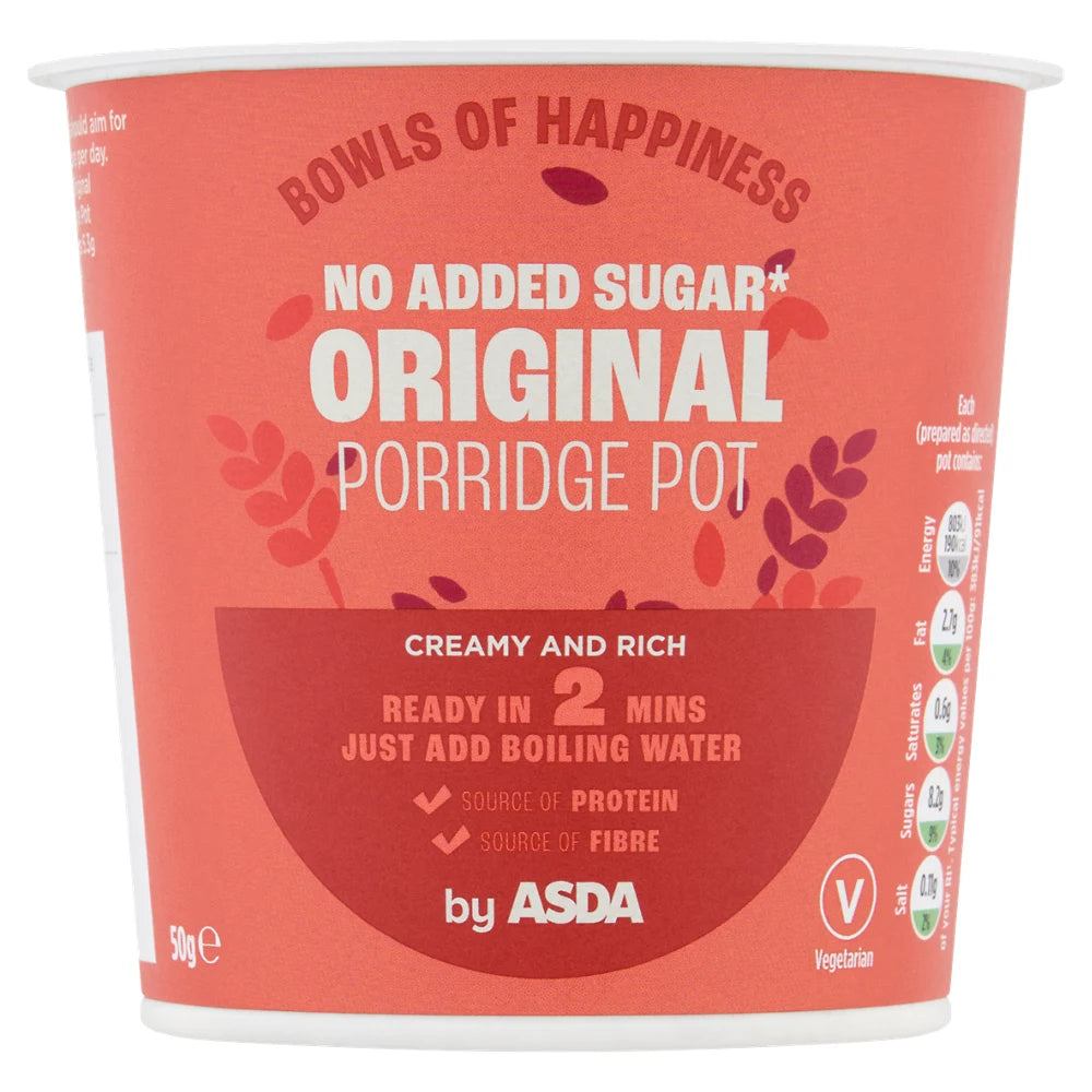 ASDA Original Porridge Pot 50g