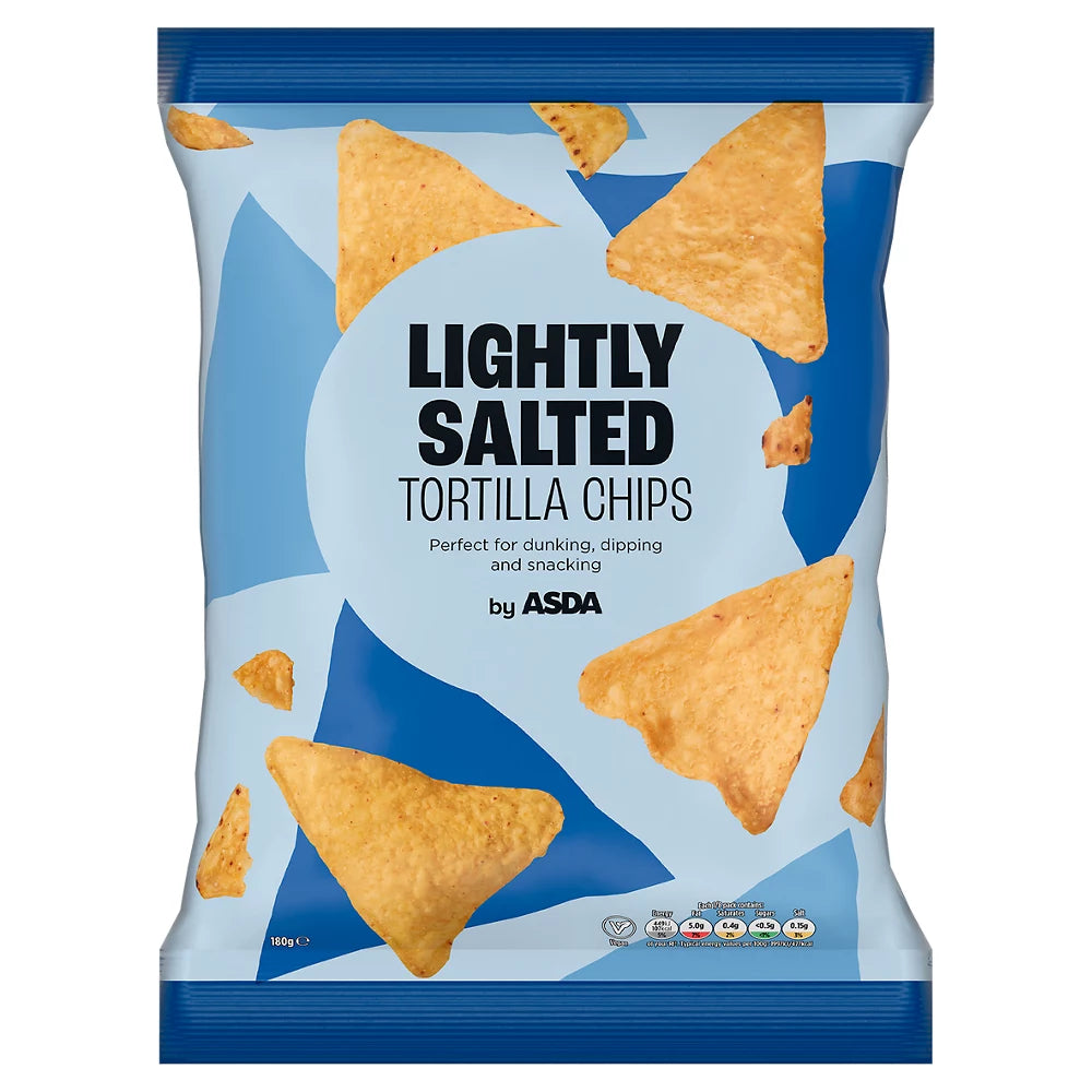 ASDA Lightly Salted Tortilla Chips 180g