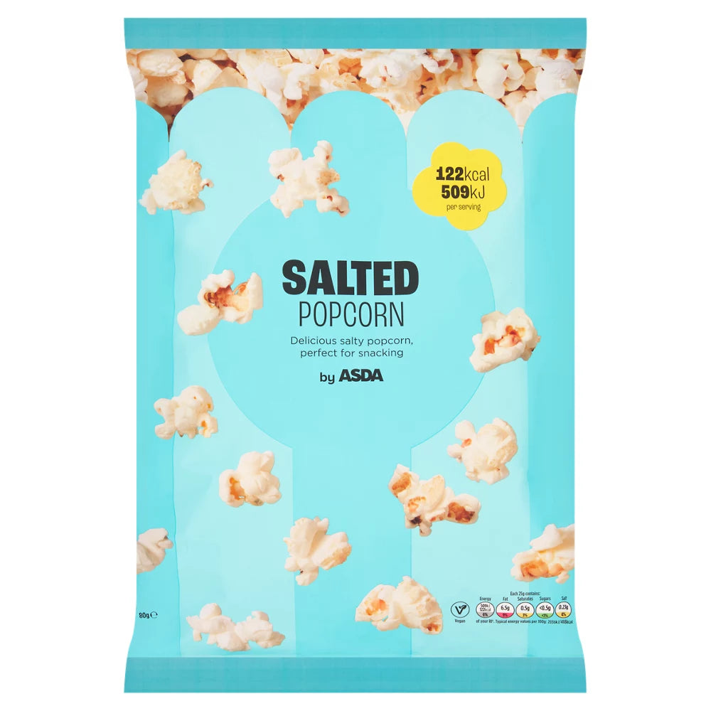 ASDA Salted Popcorn 80g