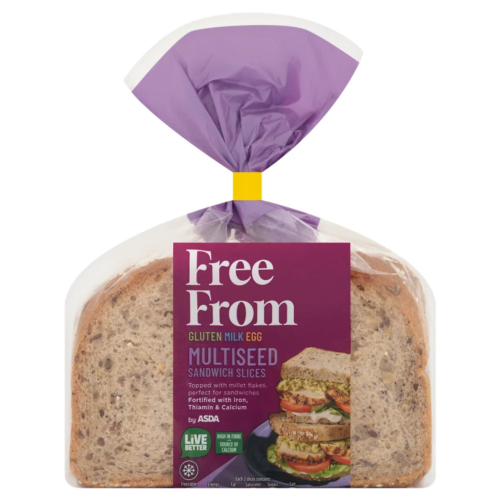 ASDA Free From Free From by Multiseed Sandwich Slices 280g