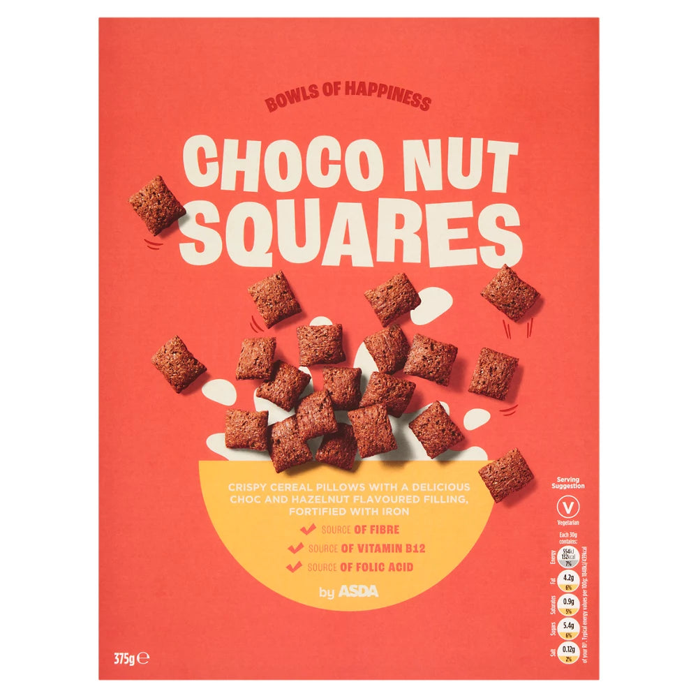 ASDA Choco-Nut Squares 375g