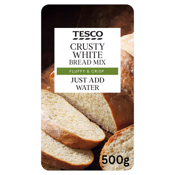 Tesco Crusty White Farmhouse Bread Mix, 500g