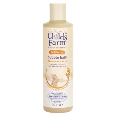 Childs Farm OatDerma Baby Bubble Bath Fragrance-Free 250ml