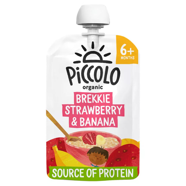 Piccolo Organic Brekkie Strawberry & Banana, 100g