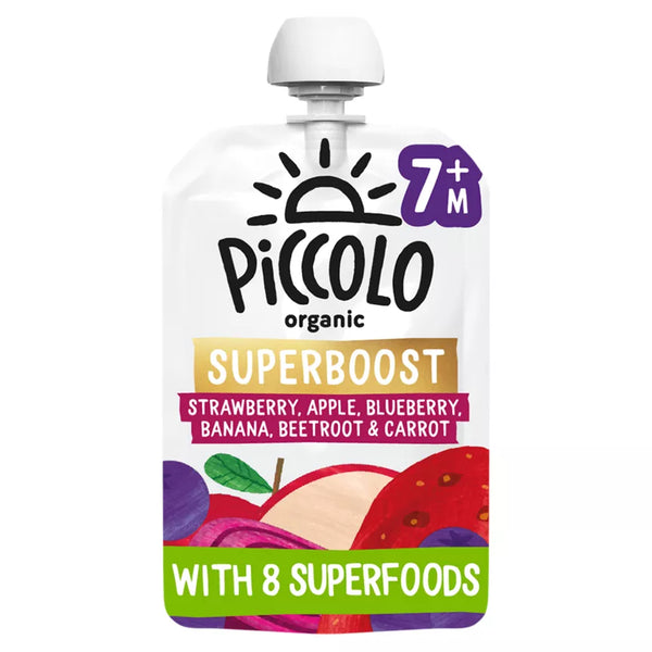Piccolo Superboost Strawberry, Apple & Blueberry, 100g