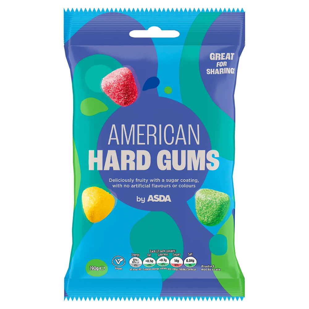 ASDA American Hard Gums 190g