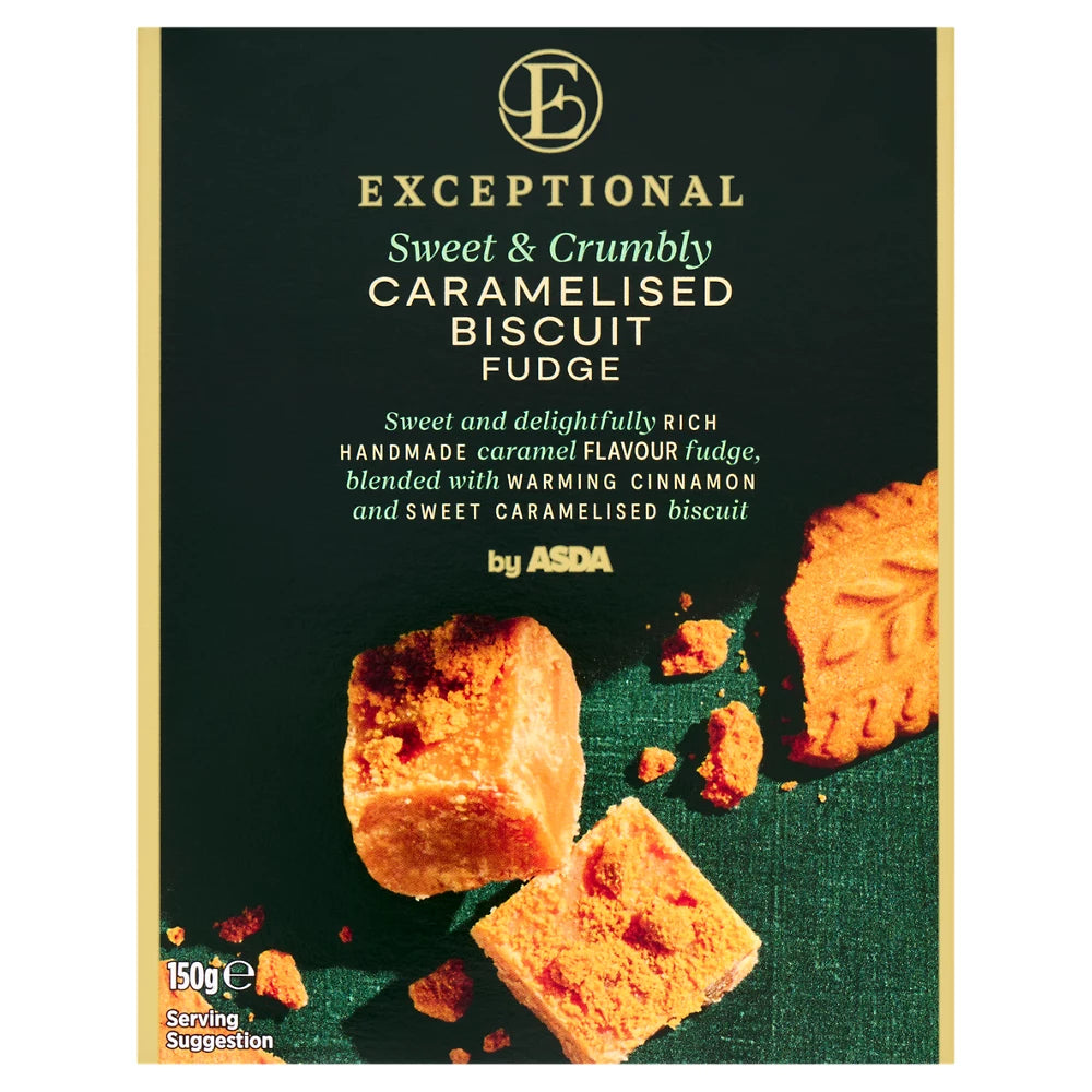 Exceptional by ASDA Caramelised Biscuit Fudge 150g
