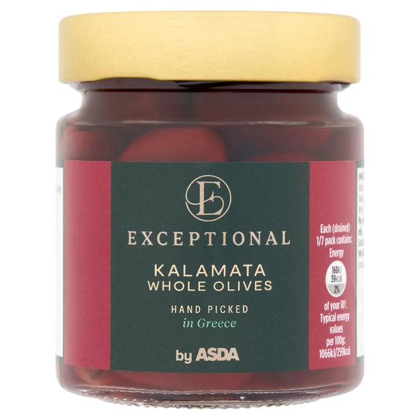 Exceptional By ASDA Kalamata Whole Olives 200g