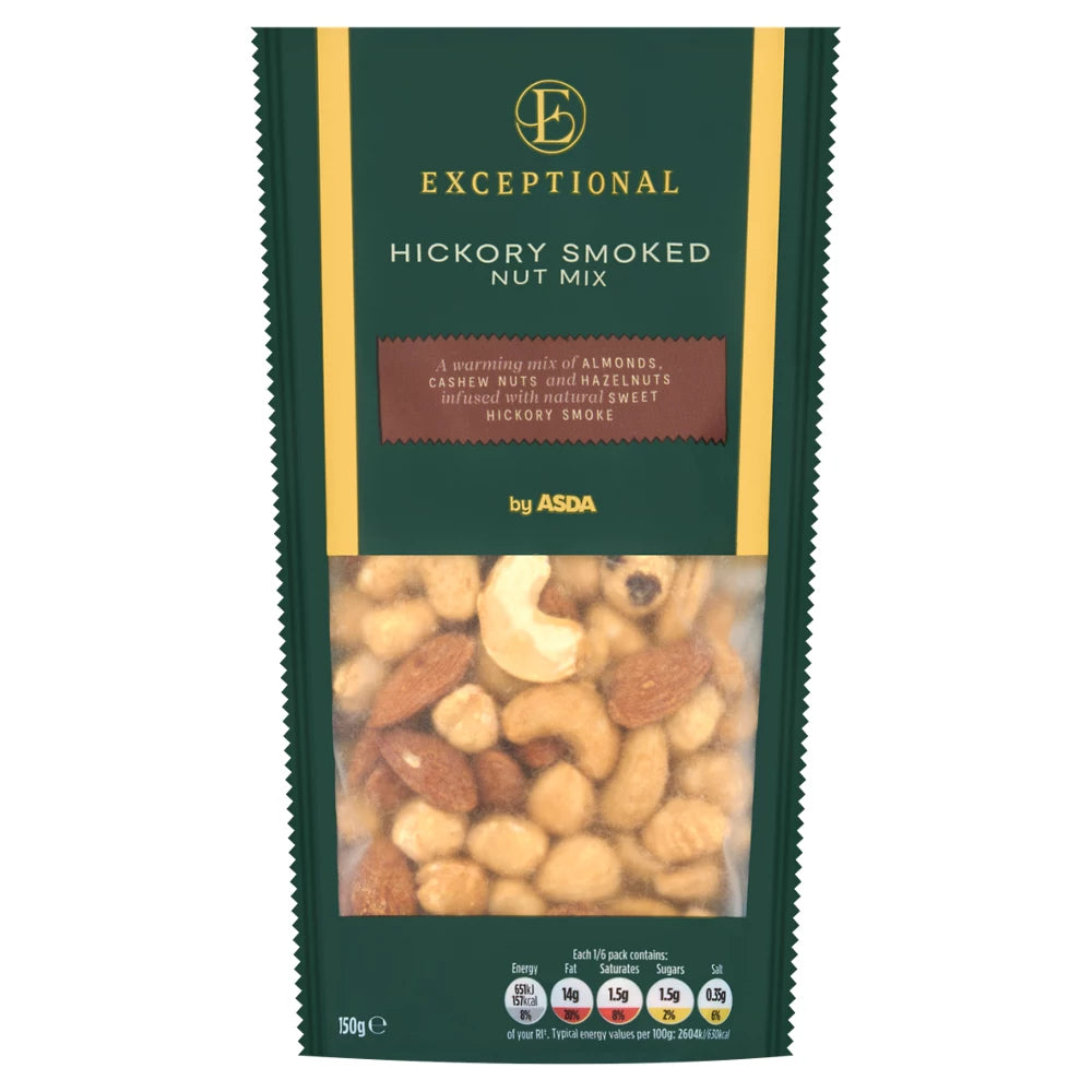 Exceptional by Asda Exceptional by Hickory Smoked Nut Mix 150g