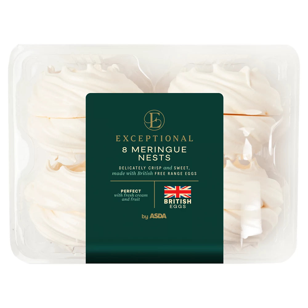 Exceptional by ASDA 8 Meringue Nests