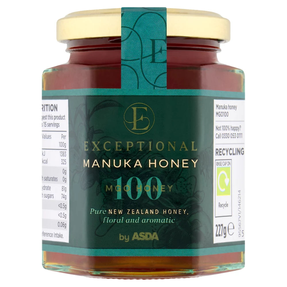 Exceptional by ASDA Exceptional by MGO100 Manuka Honey 227g