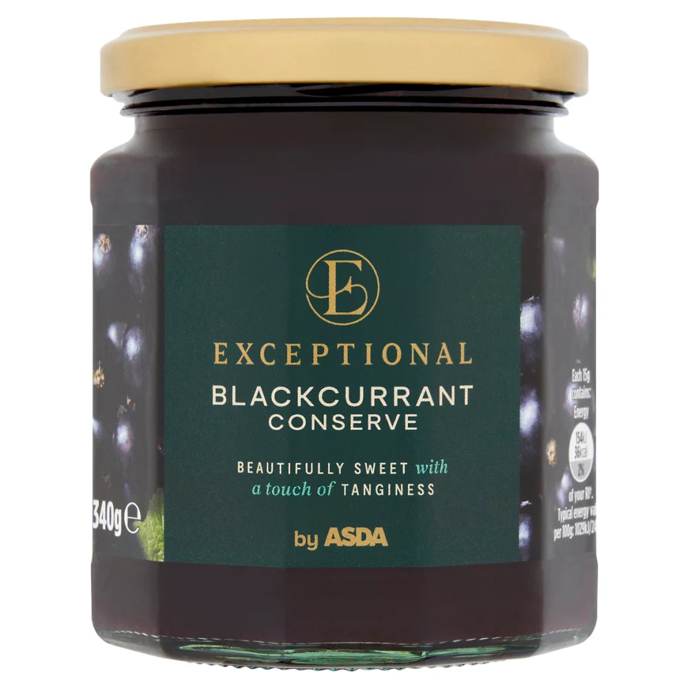 Exceptional by ASDA Exceptional by Blackcurrant Conserve 340g