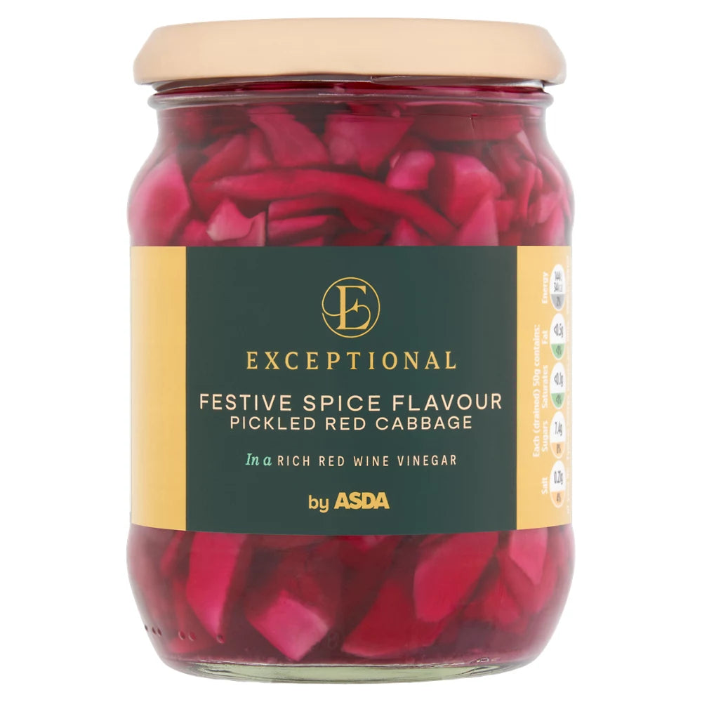 Exceptional By ASDA Festive Spice Flavour Pickled Red Cabbage 340g