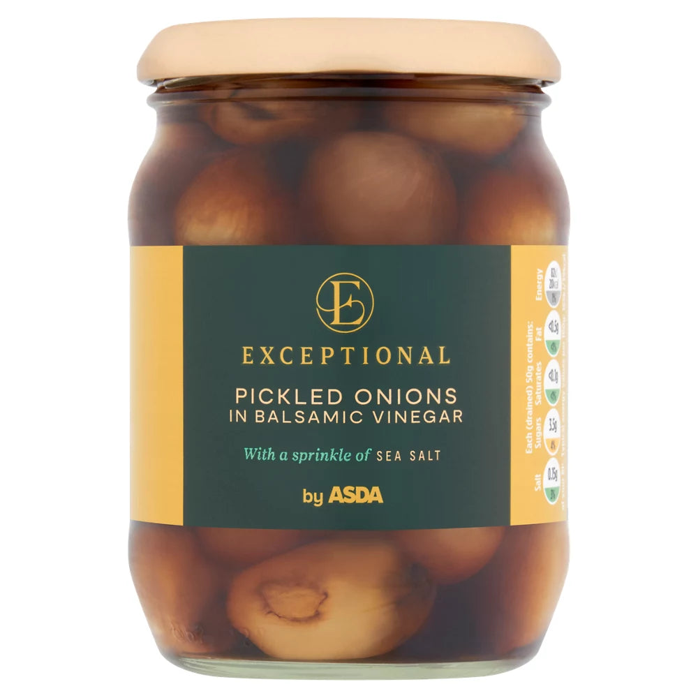 Exceptional by ASDA Pickled Onions in Balsamic Vinegar 340g