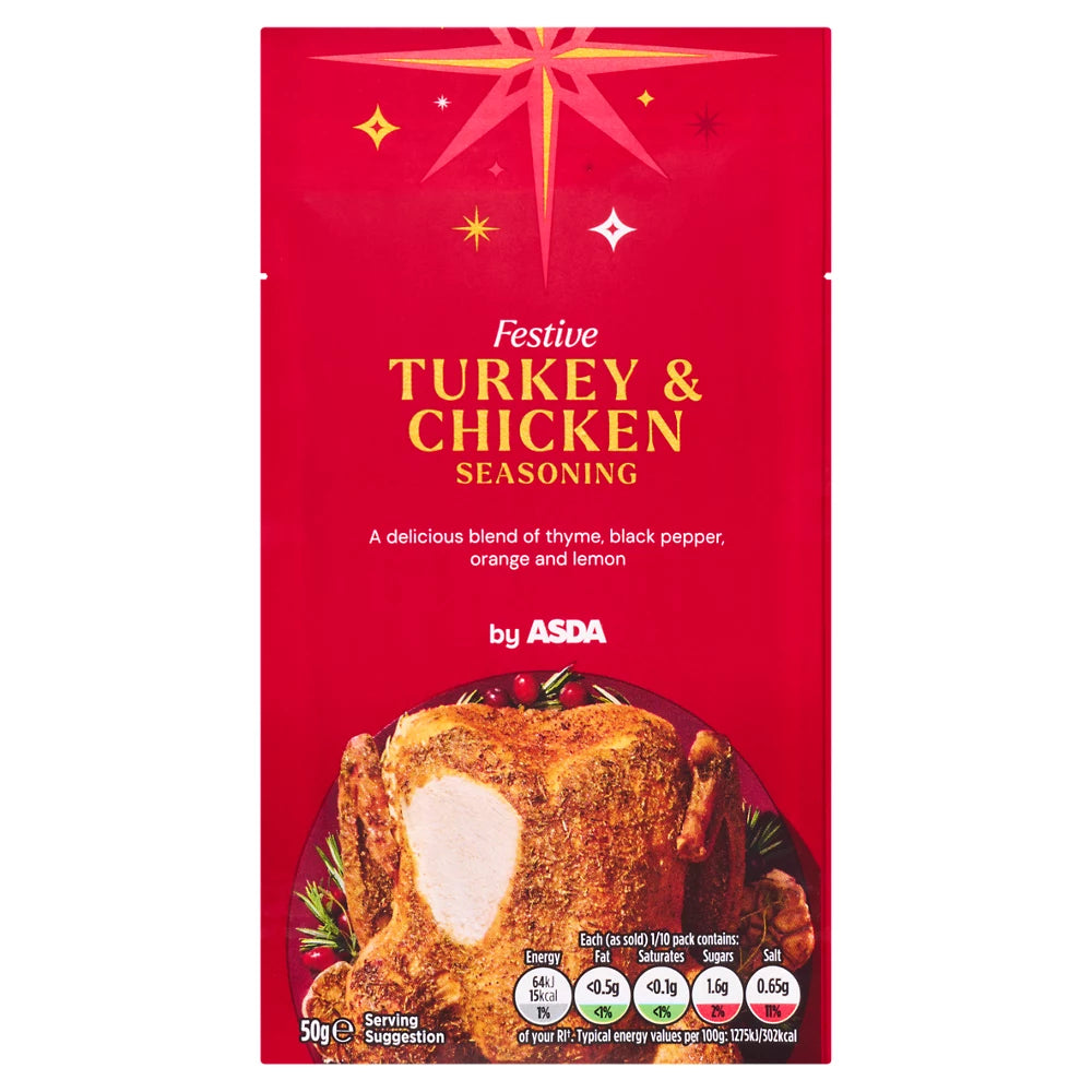ASDA Festive Turkey & Chicken Seasoning 50g