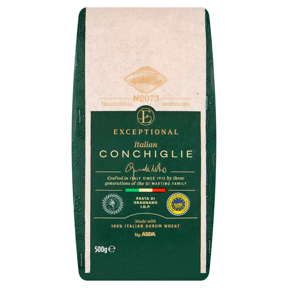Exceptional by ASDA Italian Conchiglie 500g