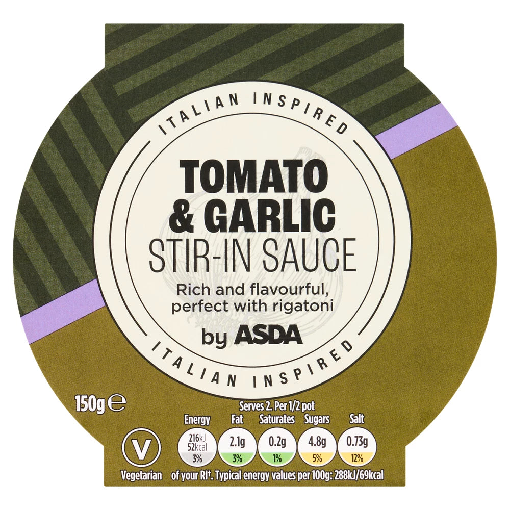 ASDA Tomato & Garlic Stir-in Sauce 150g