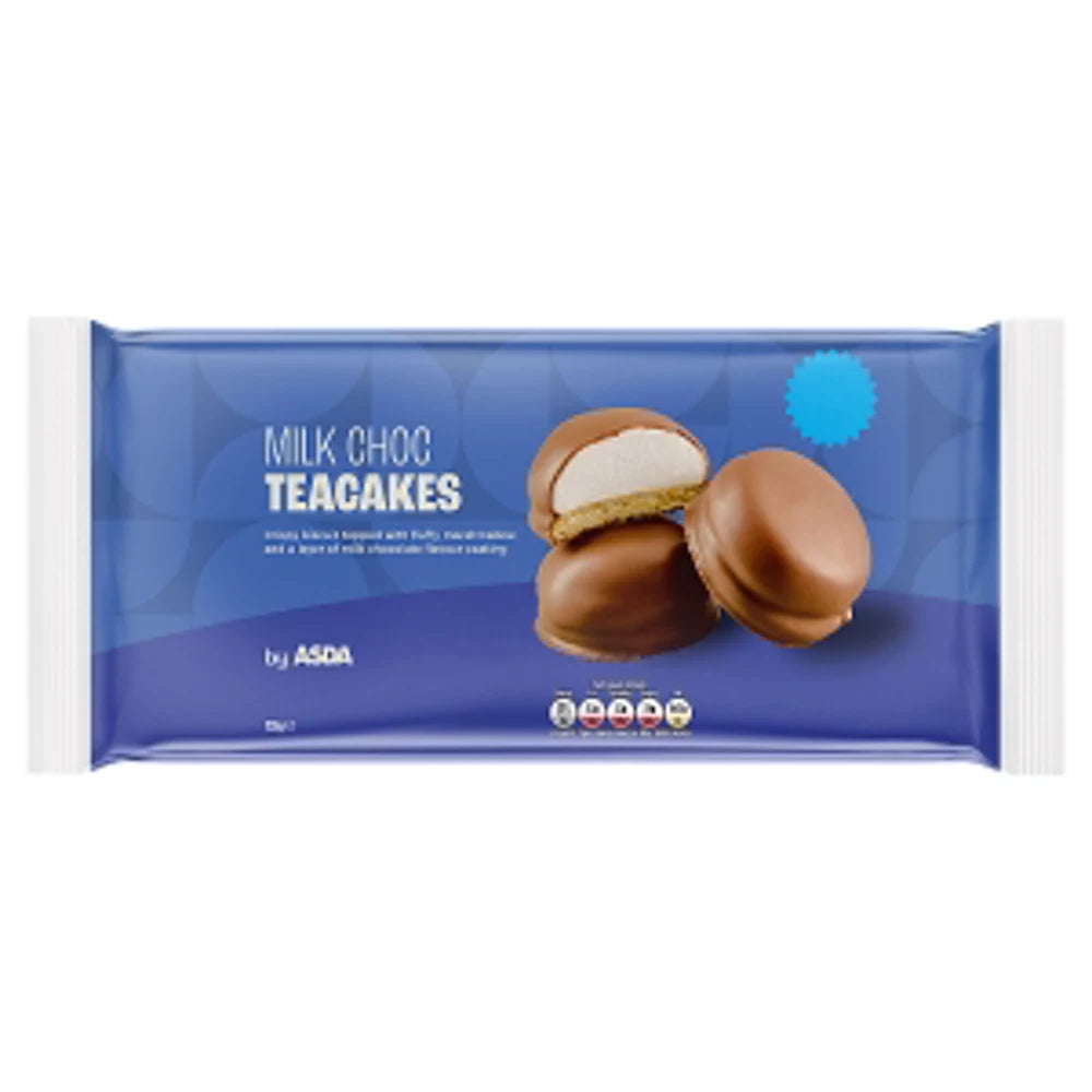 ASDA Milk Choc Teacakes 138g