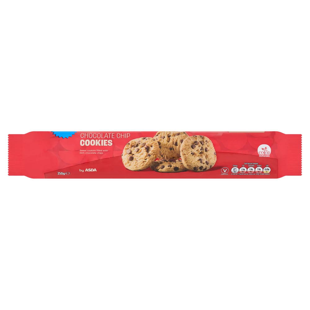 ASDA Chocolate Chip Cookies 250g