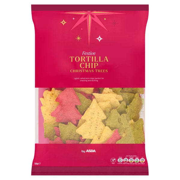 ASDA Festive Tortilla Chip Christmas Trees 150g