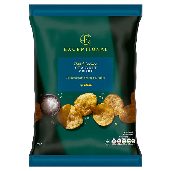 Exceptional by ASDA Sea Salt Crisps 150g