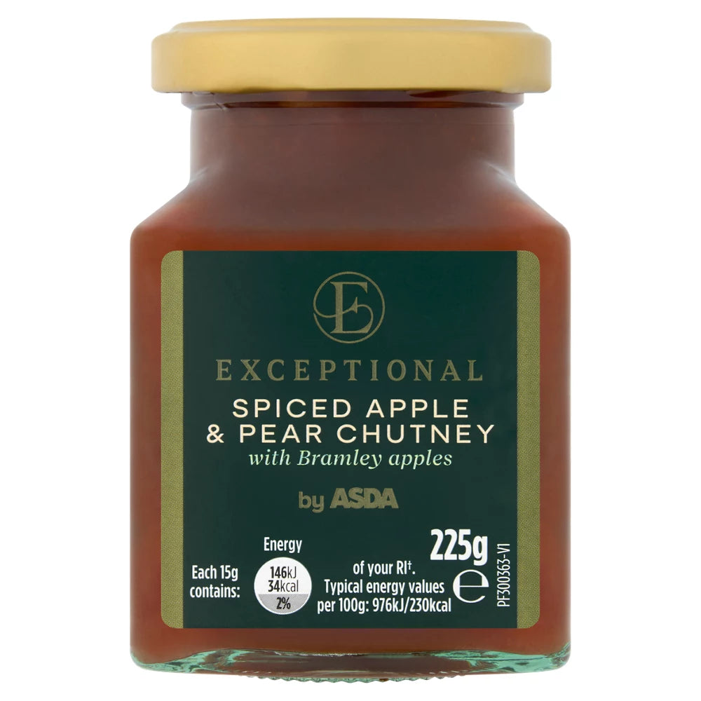 Exceptional by ASDA Spiced Apple & Pear Chutney with Bramley Apples 225g