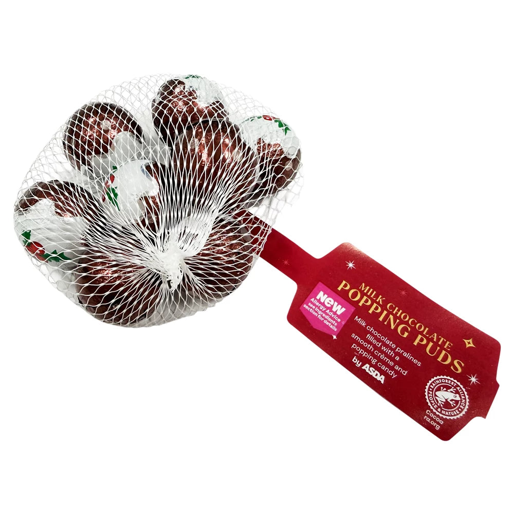 ASDA Milk Chocolate Popping Puds 100g