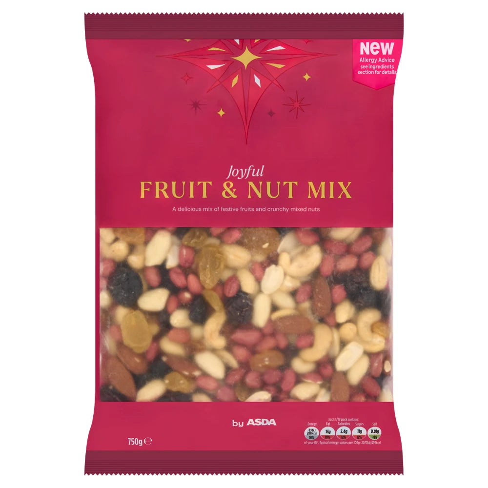 ASDA Joyful Fruit & Nut Mix 750g