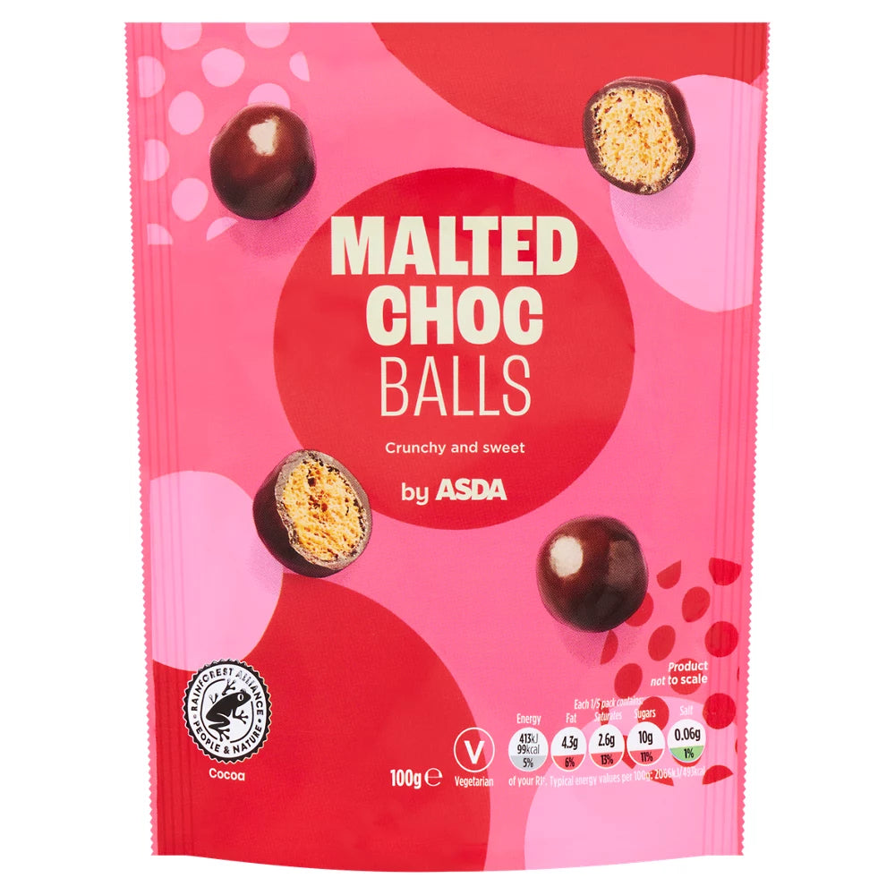 ASDA Malted Choc Balls 100g
