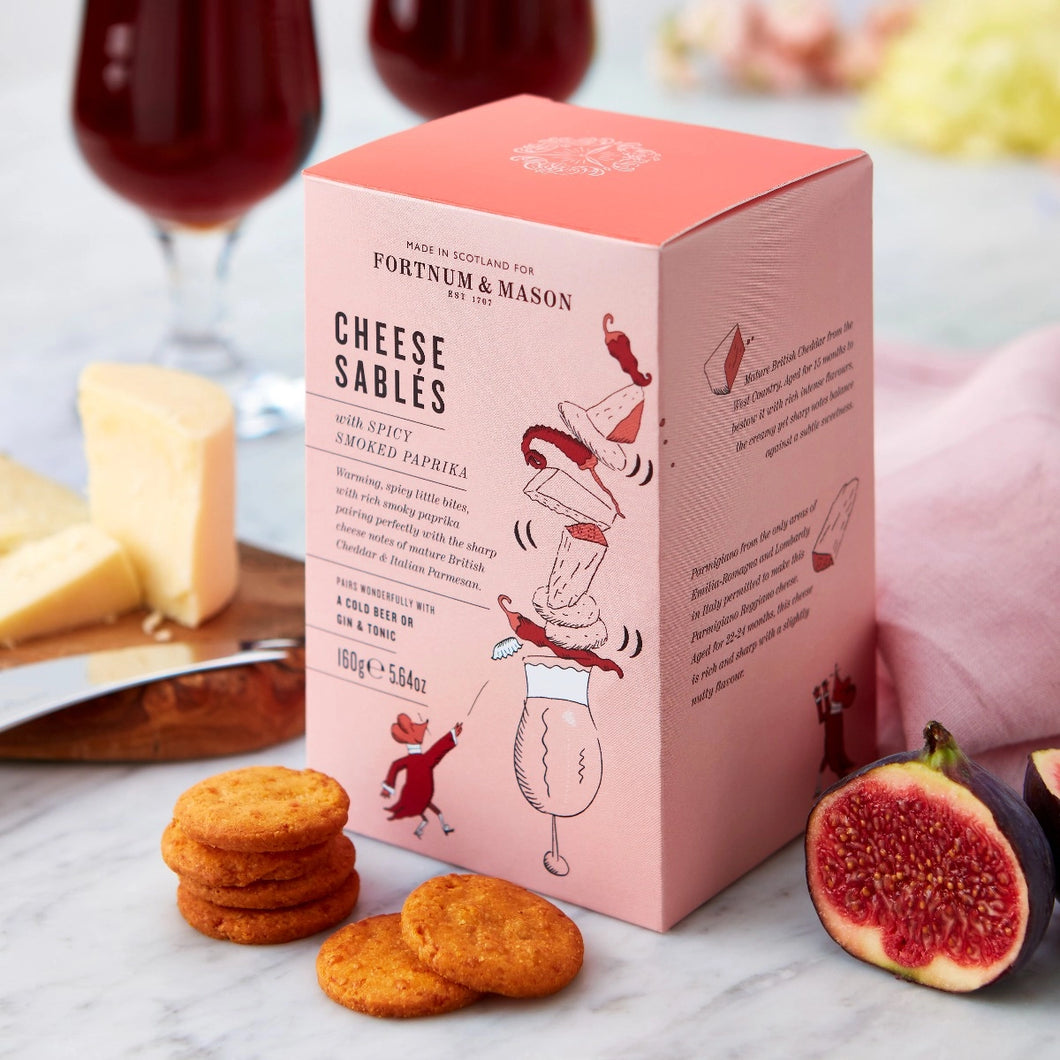 Fortnum & Mason Fortnum's Cheese Sablés with Spicy Smoked Paprika, 160g