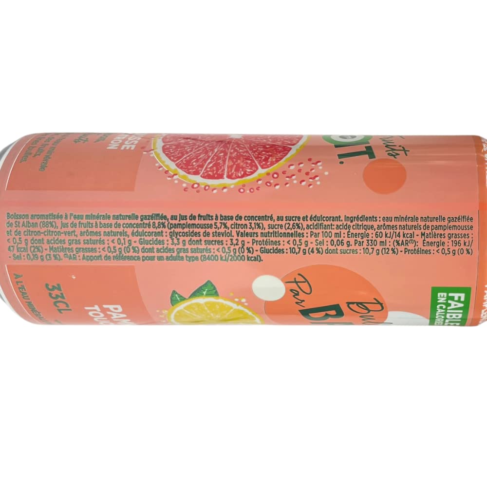 Badoit Grapefruit and Lemon 330ml Can x 6