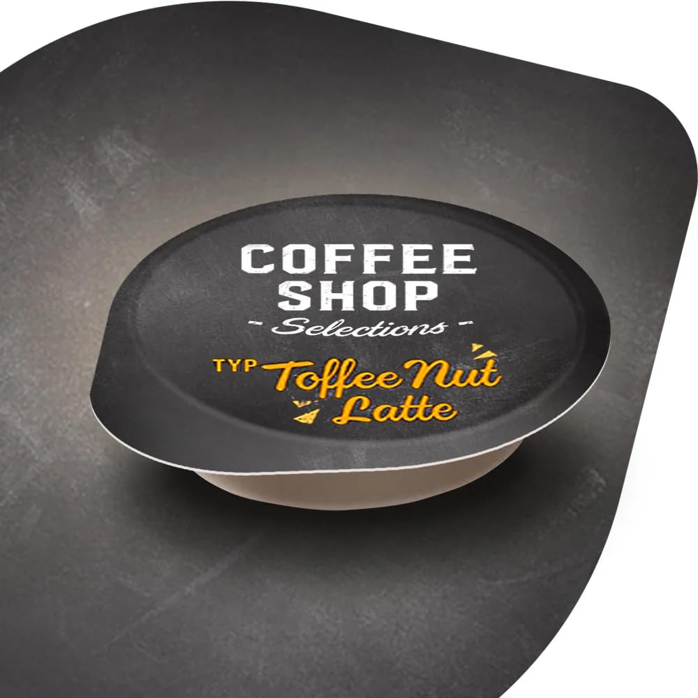 Tassimo Coffee Shop Selections Toffee Nut Latte Coffee Pods x8 (Pack of 2, Total 16 Pods)