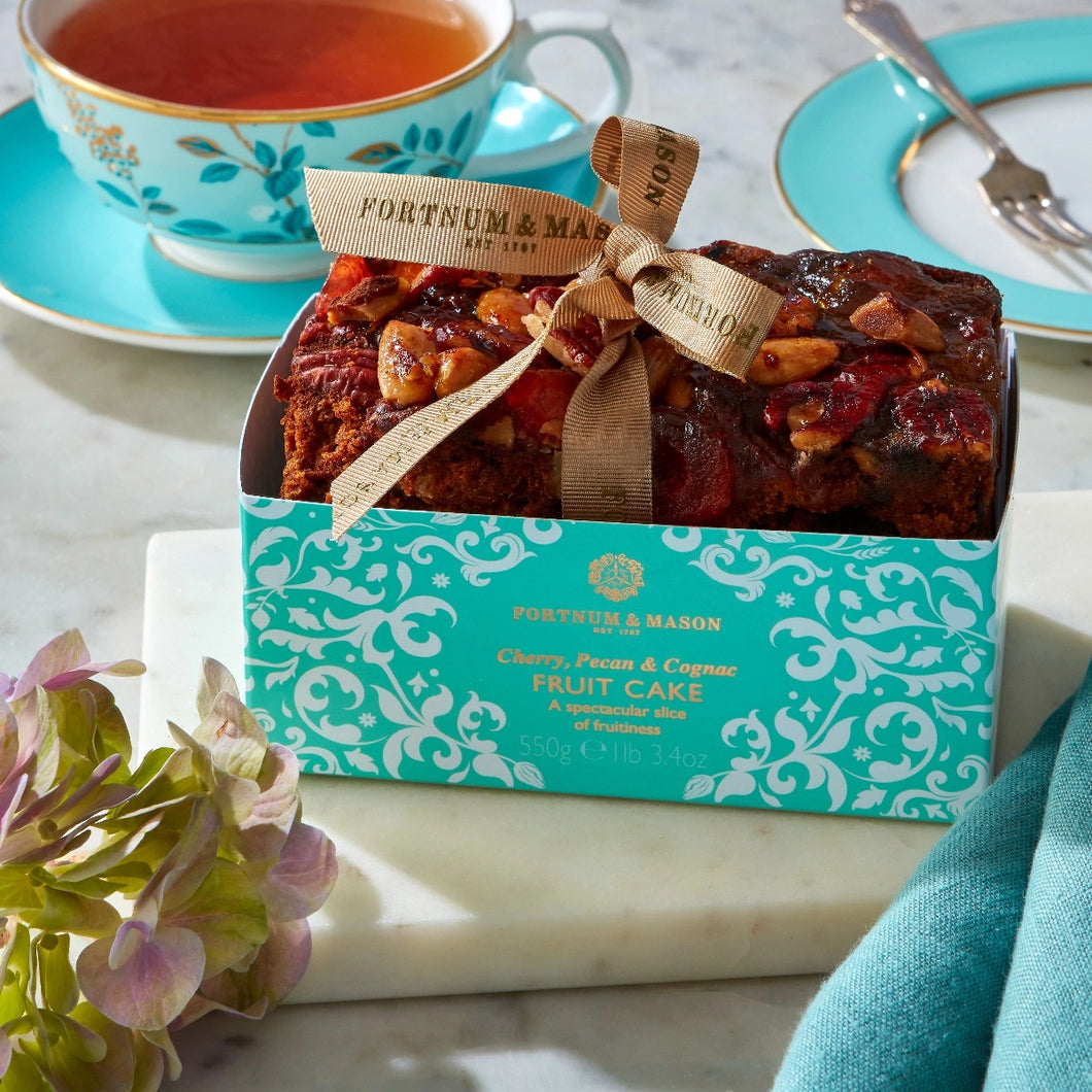 Fortnum & Mason Cherry, Pecan & Cognac Fruit Cake, 550g