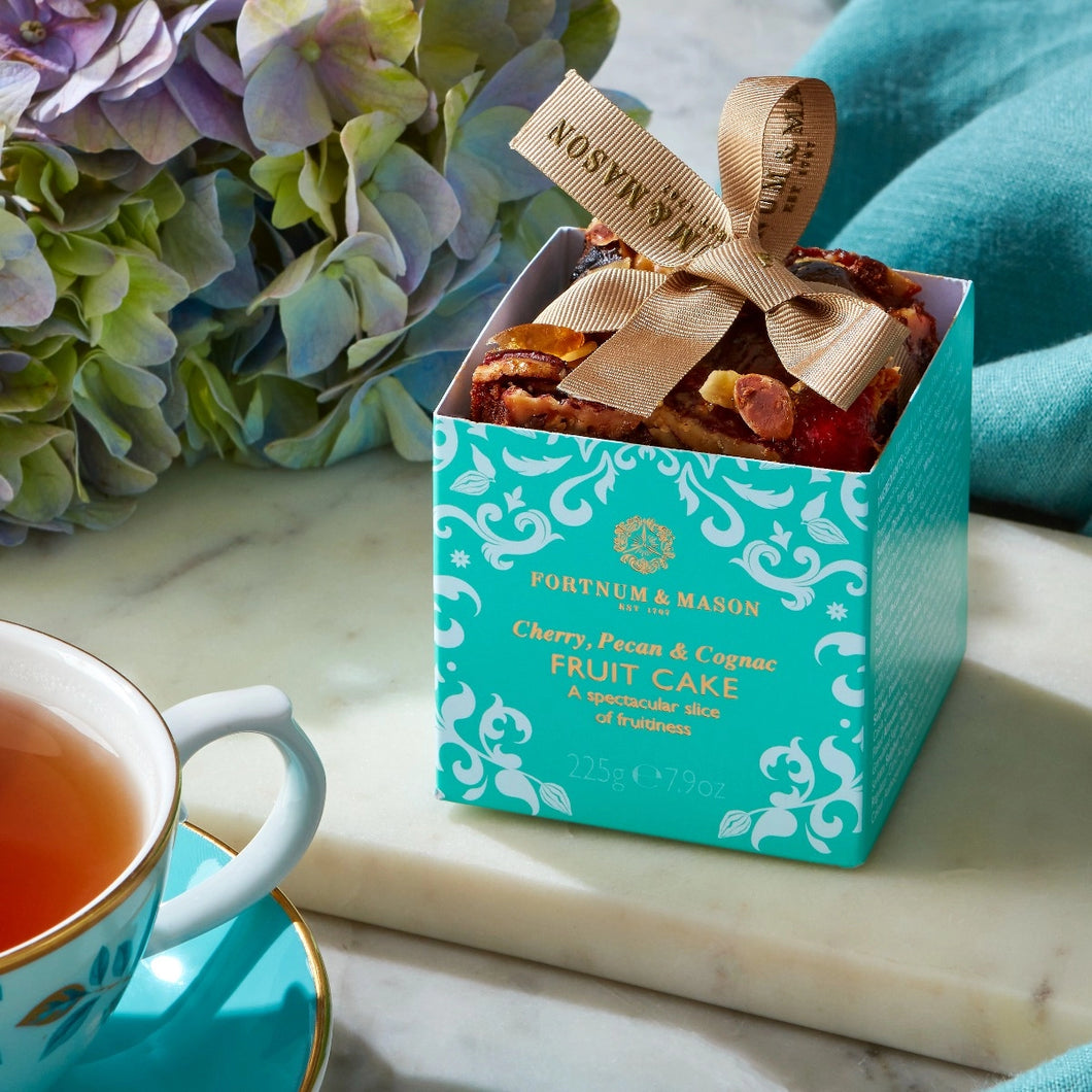 Fortnum & Mason Pecan, Cherry & Cognac Cake, 225g