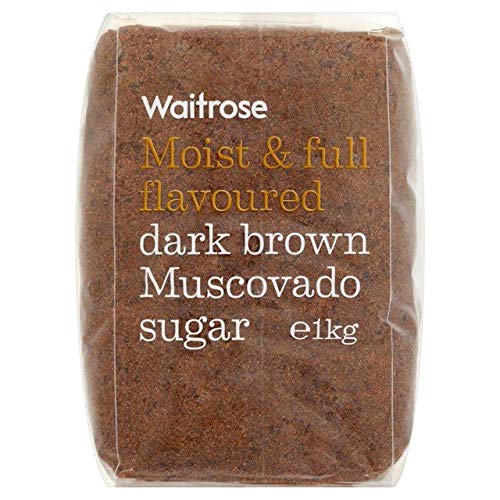 Waitrose Dark Brown Muscovado Sugar - 1kg (2.2 lbs)