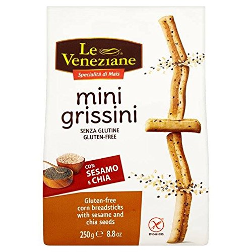 Le Veneziane Gluten Free Sesame & Chia Grissini Breadsticks 250g