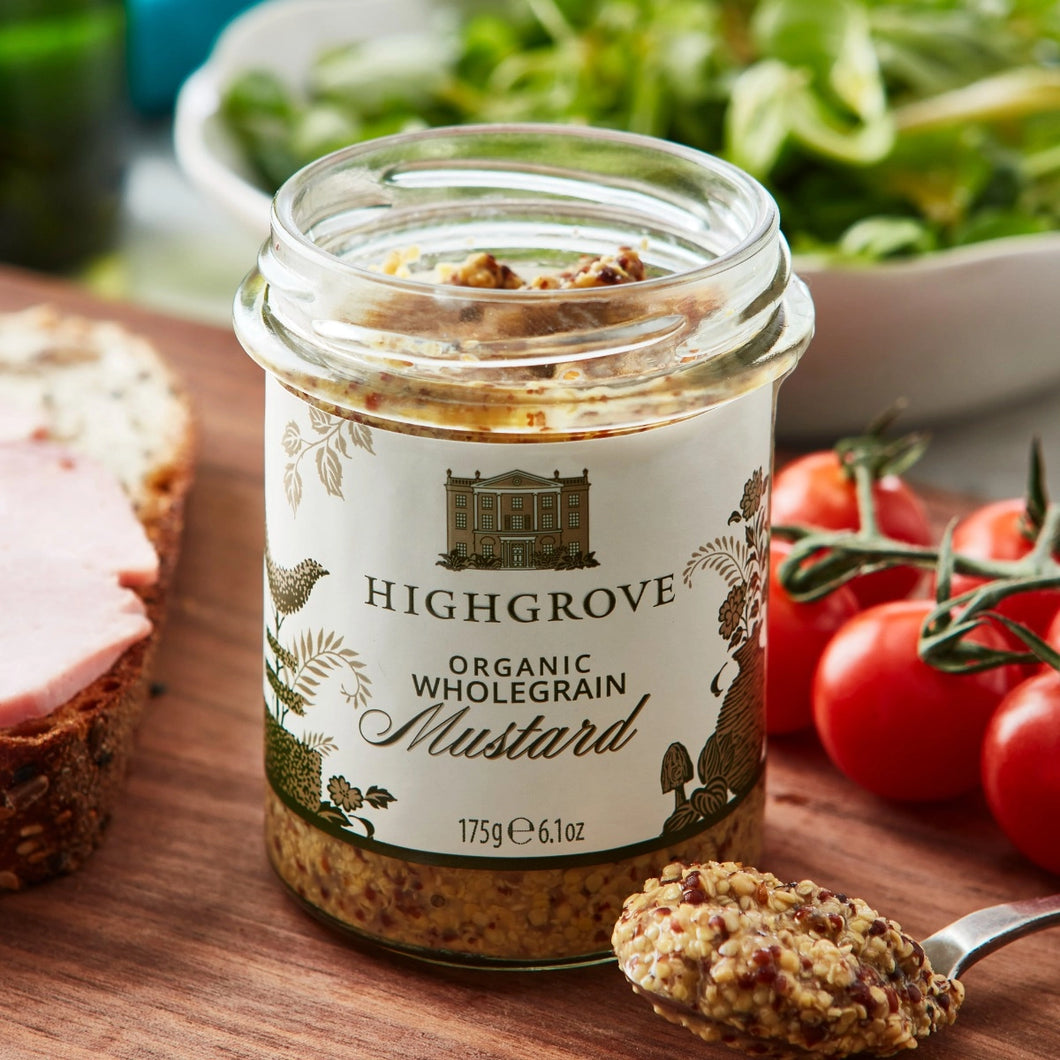 Fortnum & Mason Highgrove Organic Wholegrain Mustard, 175g