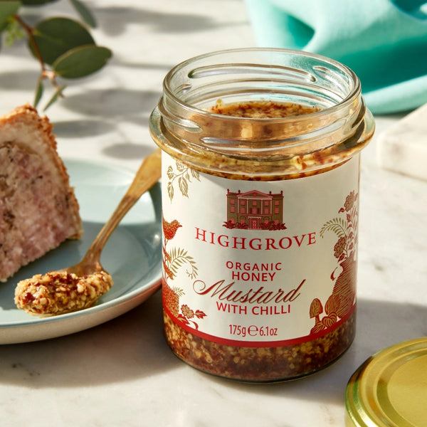 Fortnum & Mason Highgrove Honey Mustard with Chilli, 175g