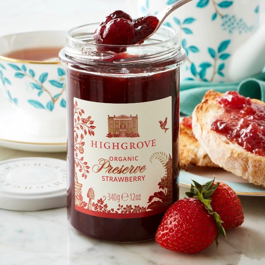 Fortnum & Mason Highgrove Organic Strawberry Preserve, 340g