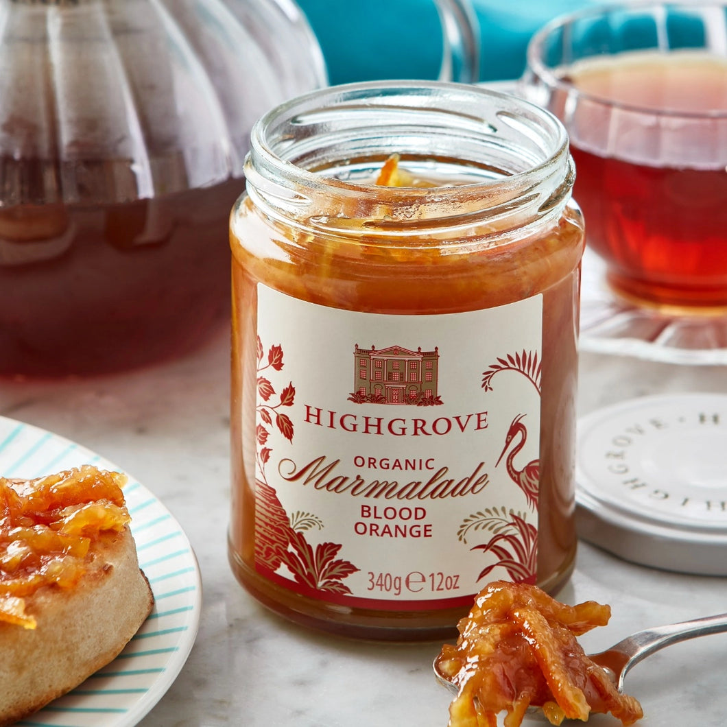 Fortnum & Mason Highgrove Organic Blood Orange Marmalade, 340g