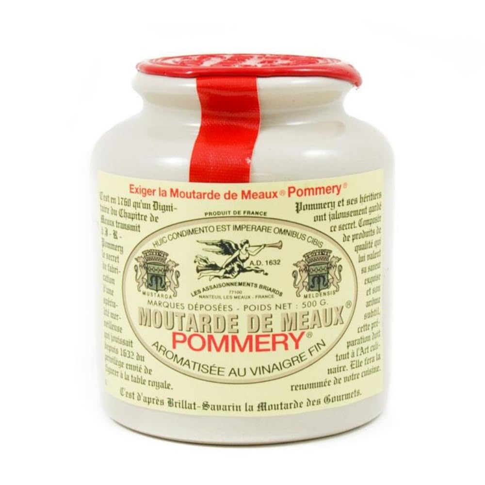 Pommery Meaux Mustard Clay Jar, 500g