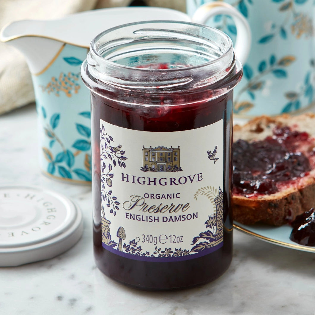 Fortnum & Mason Highgrove Organic English Damson Preserve, 340g