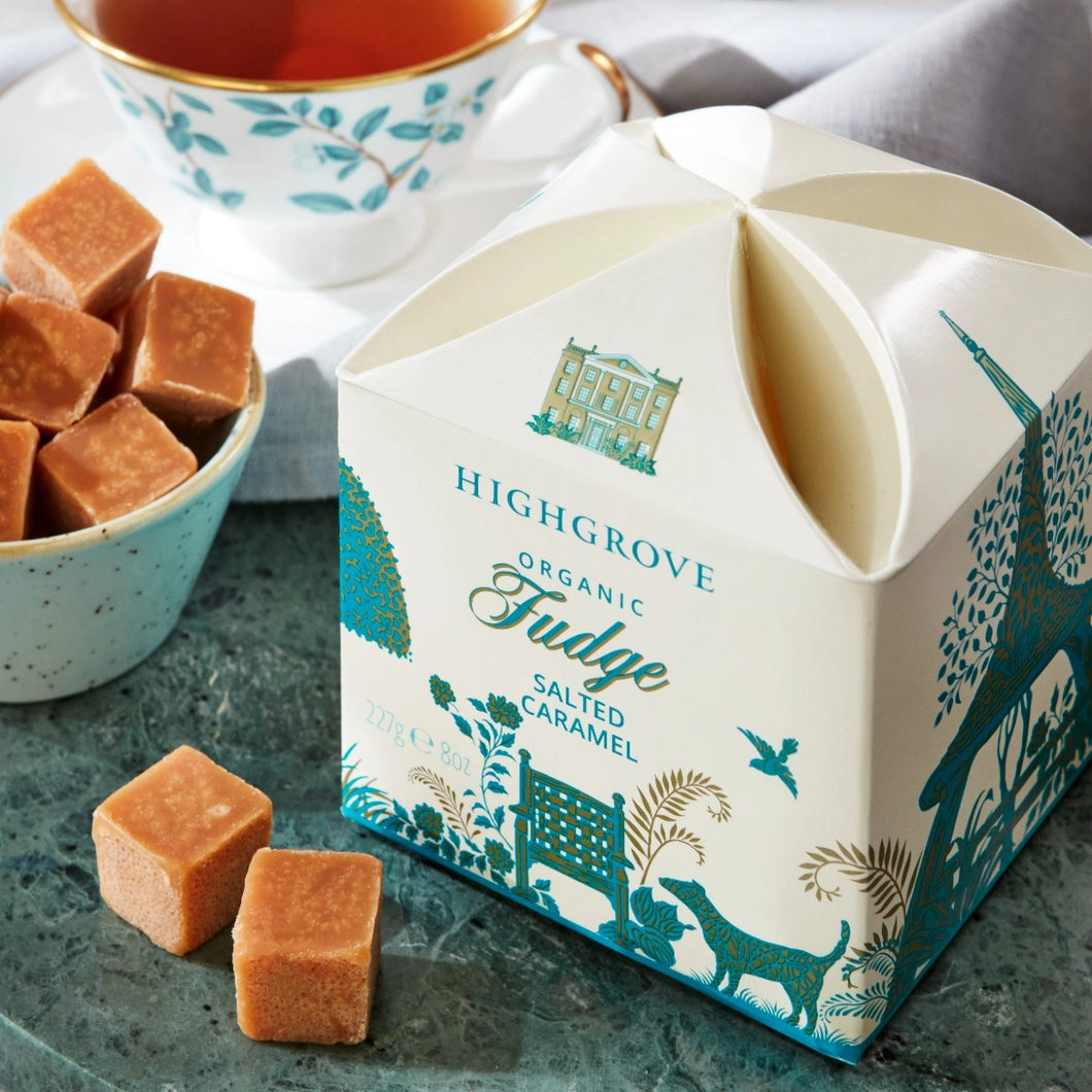 Fortnum & Mason Highgrove Organic Salted Caramel Fudge, 227g