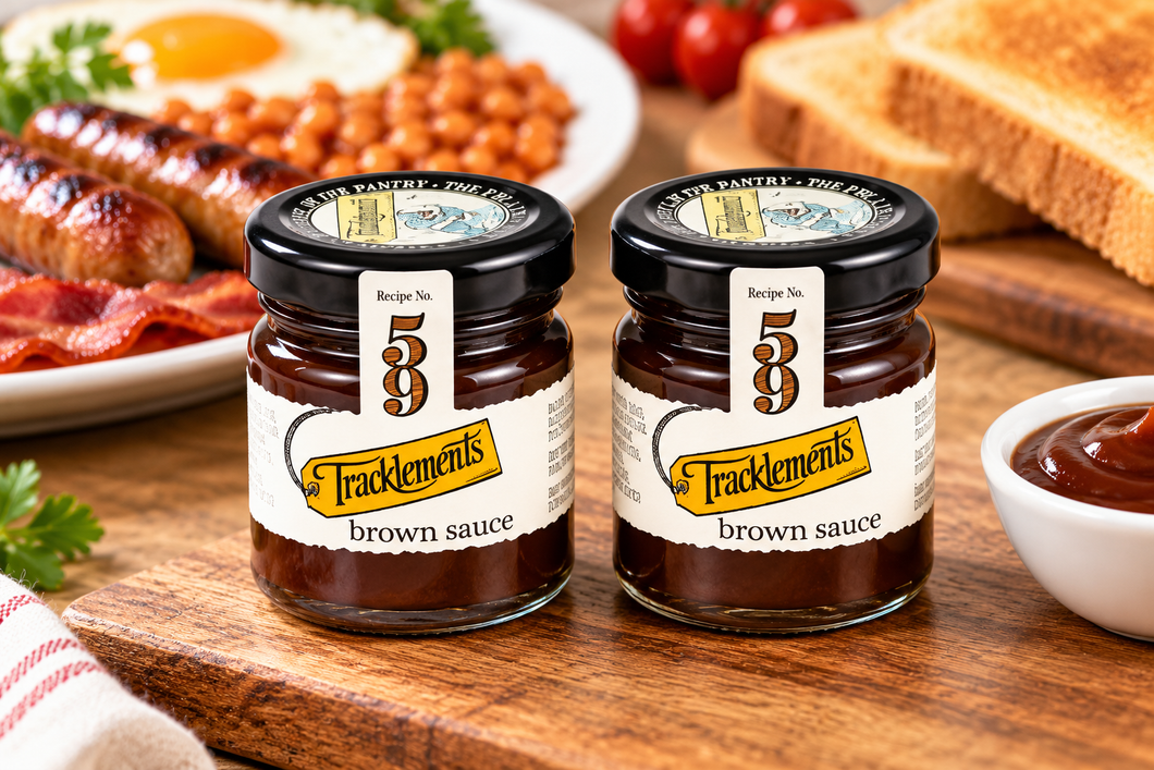 Tracklements  Brown Sauce Mini 35g - Pack of 2