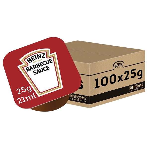 Heinz BBQ Sauce Dippots 25g (Pack of 100)