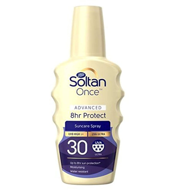 Soltan Once Advanced 8hr Protect spray - SPF30, 200ml